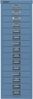 Bisley MultiDrawer™, 39er Serie, DIN A4, 15 Schubladen, Farbe blau Bild 3