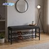 Relaxdays Schuhbank mit 2 Schuhablagen Bild 3