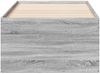 vidaXL Tagesbett mit Schubladen ohne Matratze Grau Sonoma 90x190 cm 3280256 Bild 5