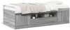 vidaXL Tagesbett mit Schubladen ohne Matratze Grau Sonoma 90x190 cm 3280256 Bild 2