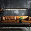 LED Hängeleuchte, dimmbar, Kristalle, Holz schwarz, H 150 cm Bild 3