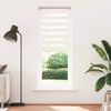 vidaXL Doppelrollo Marmorbeige 70x230 cm Stoffbreite 65,9 cm Polyester 4014697 Bild 2