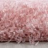 Hochflor Teppich Baquoa rund - 120 cm Durchmesser - Rosa Bild 2