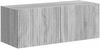 vidaXL TV-Schrankset Wandmontiert 6 pcs Graues Sonoma Holzwerkstoff 3409066 Bild 5