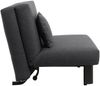 Faltsessel Kalomira Bezug Flachgewebe Metall schwarz / graphit 21507 Bild 3