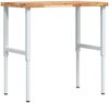 vidaXL Werkbank 100x60x(73-99,5) cm Massivholz Akazie Rechteckig 3309715 Bild 2