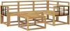 vidaXL Outdoor-Sofagarnitur 5 pcs Weiß 59 x 59 x 37 cm 3387603 Bild 2