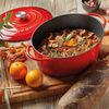 Küchenprofi Bratentopf oval Provence Gusseisen Emaille | 31cm Classic Red Bild 2