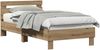 vidaXL Bettrahmen Artisan-Eiche 193 x 95 x 88 cm Holzwerkstoff 874122 Bild 2