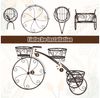 COSTWAY Blumenständer (1 St), Blumenregal, Pflanzenständer Fahrrad, mit 3 Körben Bild 3