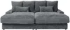 Vente-unique - CALAZO Sofa Samt Grau - B 170 cm x H 85 cm x L 232 cm Bild 2