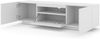 Raumhirsch Furniture Lowboard TV Schrank, RTV Möbel, Wohnmöbel (Maße 150 x 37 x 42/36 (H) cm, 3 Fächer), Hängend oder stehend, Offene Ablage Bild 4