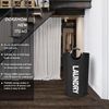 DOKEHOM 125L Faltbare Wäschekörbe Zusammenklappbare Wäschesäcke XL Schwarz Bild 2