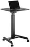 Maclean MC-892 Höhenverstellbarer Laptoptisch mit Rollen Sitz-steh-Schreibtisch Gasfeder Höhenverstellbar bis max. 113cm 30 Grad Neigbar Belastbar bis 8kg (Schwarze Farbe) Bild 4