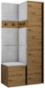 Garderoben-Set Monati XXIV (Farbe: Eiche Artisan / Schwarz, Abriamo 06) Bild 2