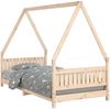 vidaXL Kinderbett 90x190 cm Massivholz Kiefer 834507 Bild 2