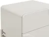 Vente-unique - ZELINARO Bedside table Holz, Platte Beige - B 40 cm x H 50 cm x L 50 cm Bild 5