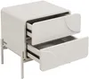 Vente-unique - ZELINARO Bedside table Holz, Platte Beige - B 40 cm x H 50 cm x L 50 cm Bild 3