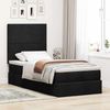 vidaXL Ottomane Bett mit Matratze & LEDs Schwarz 80x200 cm Stoff 3313880 Bild 4