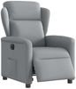 vidaXL Relaxsessel Elektrisch Hellgrau Stoff 3303114 Bild 3