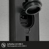 Briloner LED Akku-Außenwandleuchte Lima 6W schwarz Bewegungsmelder warmweiß Bild 2