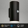 Briloner LED Akku-Außenwandleuchte Lima 6W schwarz Bewegungsmelder warmweiß Bild 5