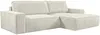 Vente-unique - Ecksofa mit Schlaffunktion - Ecke Links - Cord - Hellviolett - AMELIA Bild 2