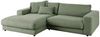 KAWOLA Sofa MADELINE Ecksofa Cord olivgrün Longchair links 85 x 190 x 270 cm Bild 5