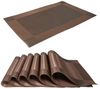 Intirilife Platzset, (Set, 6-St, 6x Platzset), Tischset Tischmatte Untersetzer abwischbar hitzebeständig Bild 2