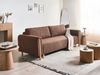 Schlafsofa 3-Sitzer KVAM Bouclé Braun mit Stauraum Bild 3
