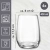 Ritzenhoff & Breker Rumba Wasserglas 450 ml 4er Set Bild 2