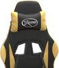 vidaXL Gaming-Stuhl Drehbar Schwarz und Golden Kunstleder, Drehbar [349569] Bild 5