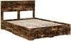 vidaXL Bettrahmen Geräucherte Eiche 140 x 200 cm Holzwerkstoff 3409991 Bild 4