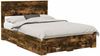 vidaXL Bettrahmen Geräucherte Eiche 140 x 200 cm Holzwerkstoff 3409991 Bild 2