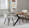 Stuhl 2er Set Barcelona Stühle in Creme - gemütliches Design - Top Qualität B/H/T: 55x82x62 cm Bild 5