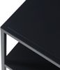 Couchtisch Solund mit Ablage 60x60x45 cm Schwarz, matt [en. casa] Bild 5