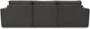 DOMO. collection Ecksofa 800 021, Couch in L-Form mit Cordstoff, Modulsofa mit Taschenfederkern, Sofa, Polsterecke, Eckcouch 273 x 172 x 85 cm (BxTxH), dunkelgrau Bild 4