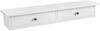 Wandregal mit 2 Schubladen Wandschublade Schweberegal aus MDF-Platte Wandschrank Weiß LWS65WT Bild 2