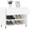 vidaXL Schuhregal Weiß 70x36x60 cm Holzwerkstoff 831428 Bild 4