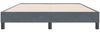 vidaXL Bettgestell ohne Matratze Dunkelgrau 160x220 cm Samt 4101410 Bild 5
