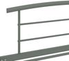 vidaXL Bettgestell Grau Metall 90x200 cm 284662 Bild 5