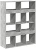 vidaXL Raumteiler Betongrau 100x33x125,5 cm Holzwerkstoff 3309522 Bild 2