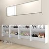 vidaXL Wand-Schuhschränke 4 Stk. Weiß 60x18x60 cm Holzwerkstoff 806716 Bild 3