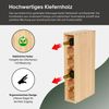 PROREGAL® Weinregal VINCELLAR MOD Flaschenregal Modulares System Massivholz, Weinständer Massivholz Stapelbar Weinschrank Küche Vorratsraum Keller Bild 3
