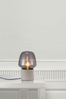 Tischlampe Beton grau mit Rauchglas Schirm Nordlux Christina E27 Bild 3