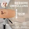 Zedelmaier Hocker Drehhocker Bürohocker Barhocker Arbeitshocker Polsterung, 44-58cm Höhenverstellbarer, 360°drehbar mit 5 Rollen Bild 2