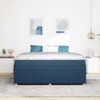 vidaXL Bettrahmen mit Matratze Blau 180 x 200 cm Stoff 3398424 Bild 3