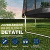 HOMALL Gartentrampolin Ø 228 cm Kindertrampolin Outdoor Trampolin, (Mit Sicherheitsnetz, Sprungtuch und Leiter Ø228/305/366CM) Bild 3