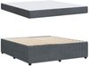 vidaXL Bettrahmen mit Matratze Dunkelgrau 180 x 200 cm Stoff 3398426 Bild 4