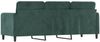 vidaXL 3-Sitzer-Sofa Dunkelgrün 180 cm Samt Bild 5